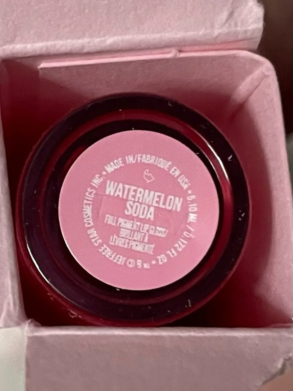 Jeffree Star Supreme Gloss NWT Full pigment Lip Gloss Watermelon Soda Red